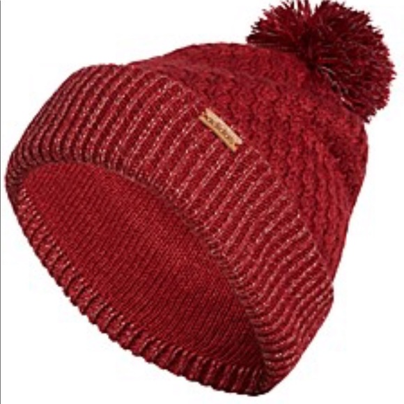 Adidas Women's Twilight II Lurex Ballie Beanie red - Picture 7 of 10